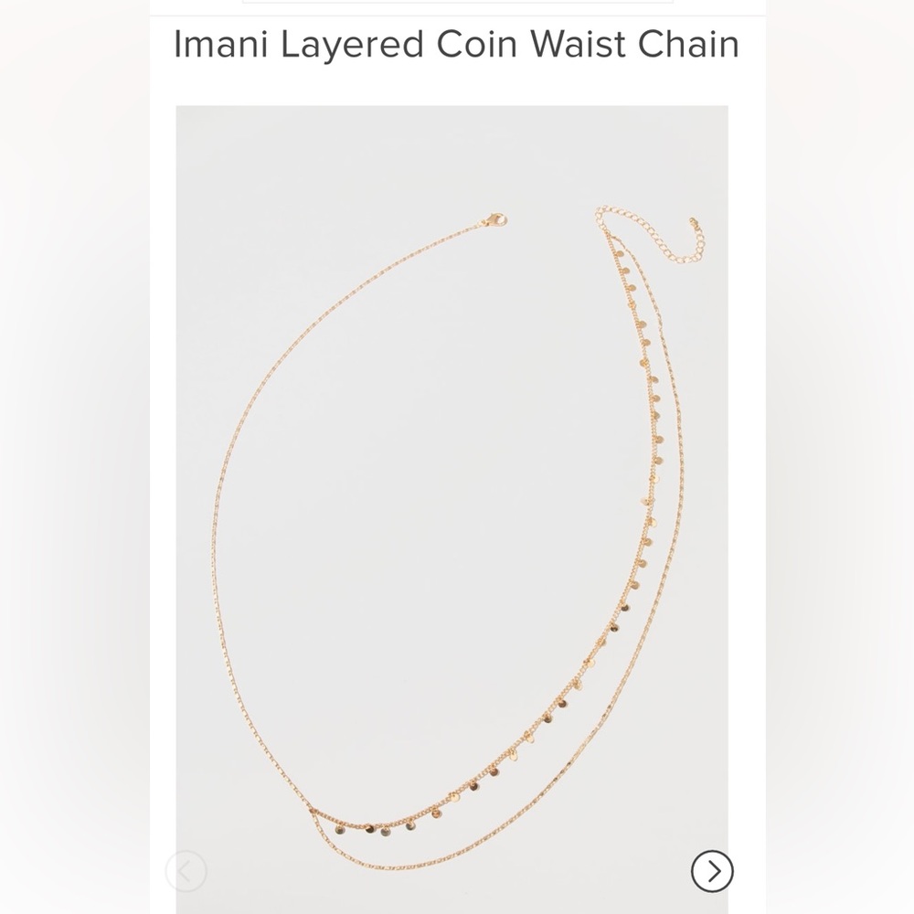 Imani Layered Coin Waist Chain